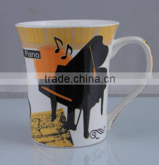 2016 Dedo Music Gifts Made in china Environmental protection material music note mugs