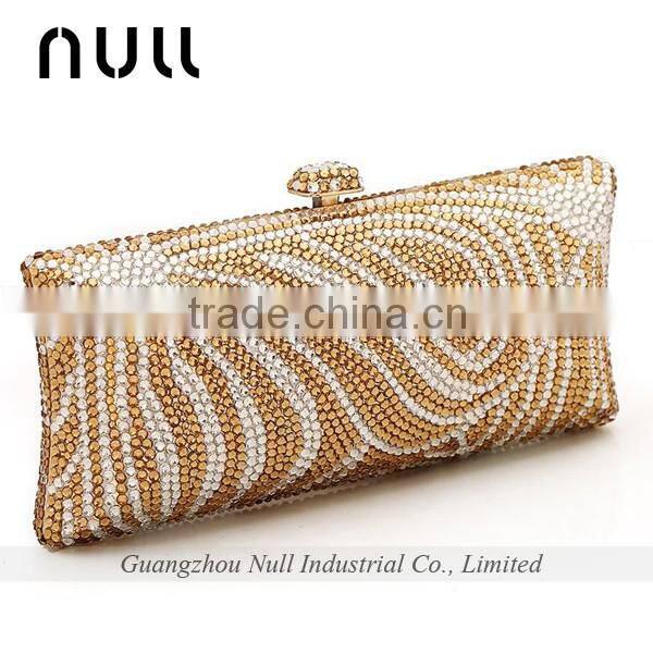 Fashion special design rhinestone clutch purse