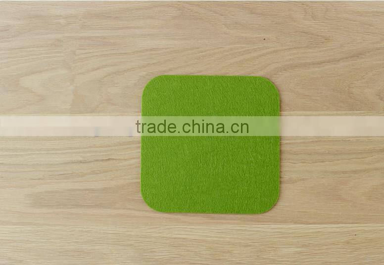 Colorful felt mats needle cut nonwoven polyester felt mouse pad