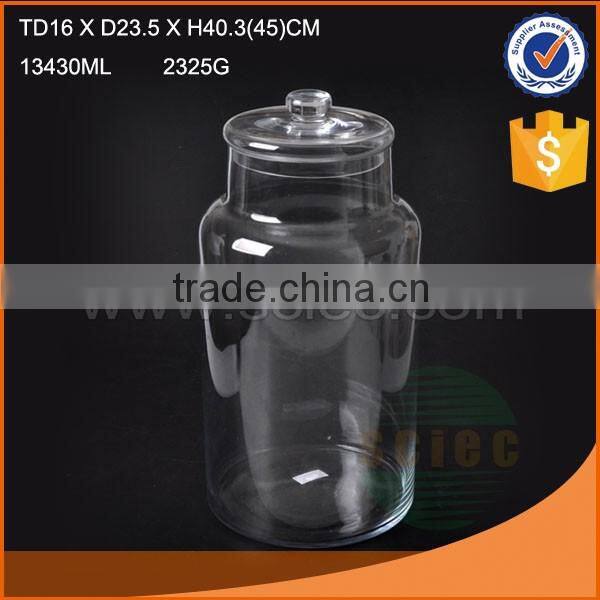 Different shaped glass jar with tap and high quality for world market