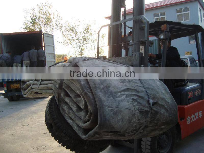 world widely used top quality of marine inflatable rubber ship launching airbag