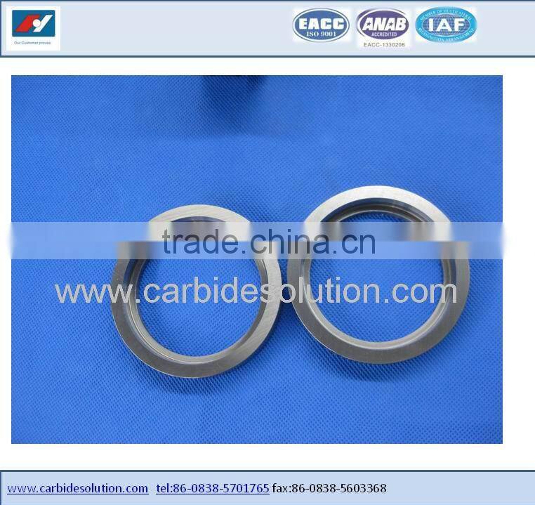 Customized tungsten carbide /silicon carbide mechanical seal rings for oil pumps /oil industry