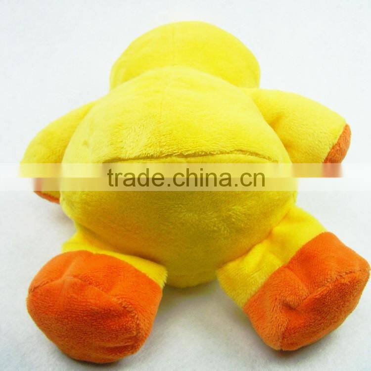 mini yellow soft stuffed cute plush toy duck