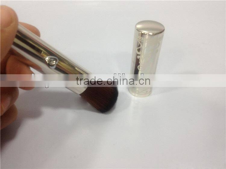 sliver retractable blush brush diamond cosmetic makeup brush