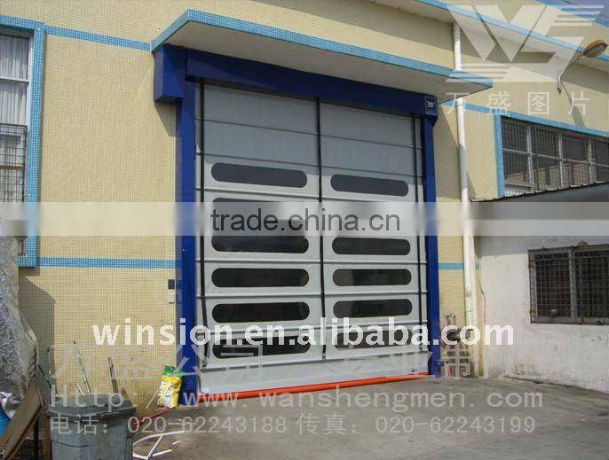 high speed stacking door/warehouse pvc door