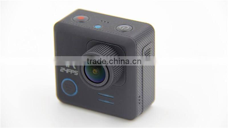 New arrival mini Full HD 4K/2K/1080P/720P/ WVGA go pro waterproof action camera with 170deg wide angle view ,2.0 large LCD