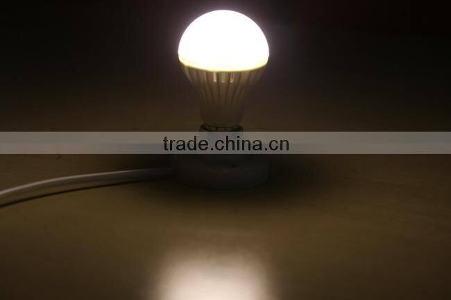 7W 3000K/4000K/6000K Optional PMMA Optical PC Cover + Thermal Conductive Materials E27 LED Light Bulb