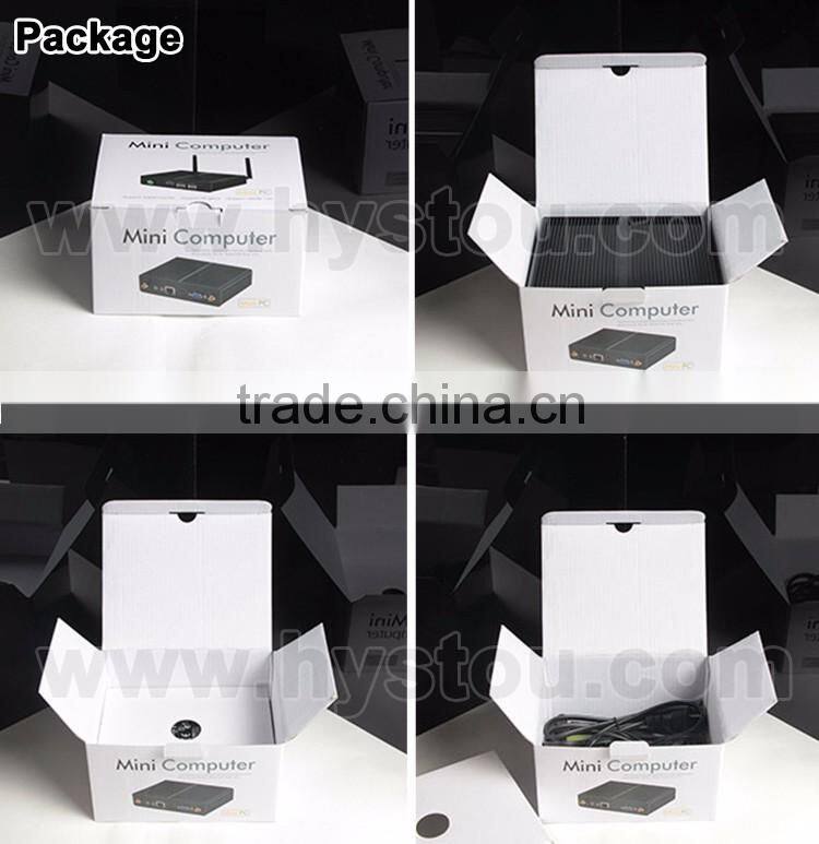 AMD E2-1800 Mini PC with fan Radeon HD 6310 low power 1.7GHZ RAM 2G 8G SSD