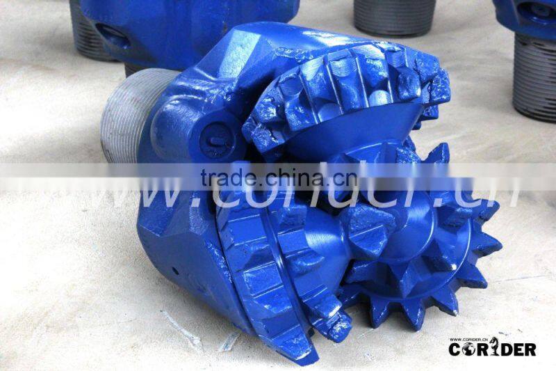 milled tooth tricone rock drill bit/steel tooth tricone drill bit/tricone bits for drilling