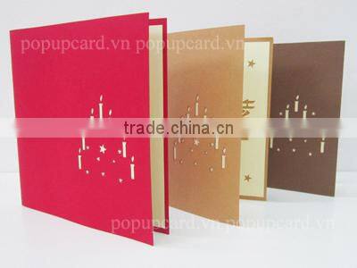 The Piano with angel Happy birthday 3d pop up card