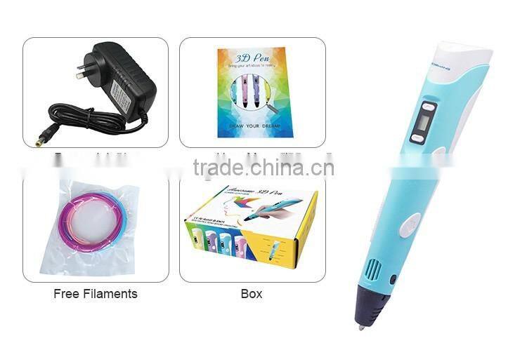 3d 2016 hot selling pen 3d drawing pen with CE Rohs