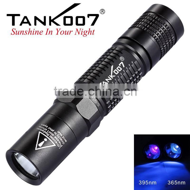 2016 best selling 365nm 5w blacklights led purple light uv flashlight UVL03