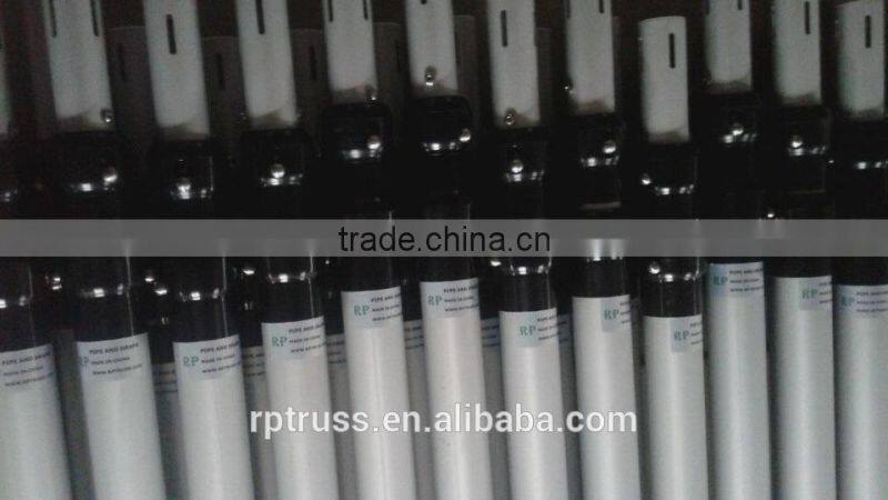 Portable aluminum pipe and drape for ball