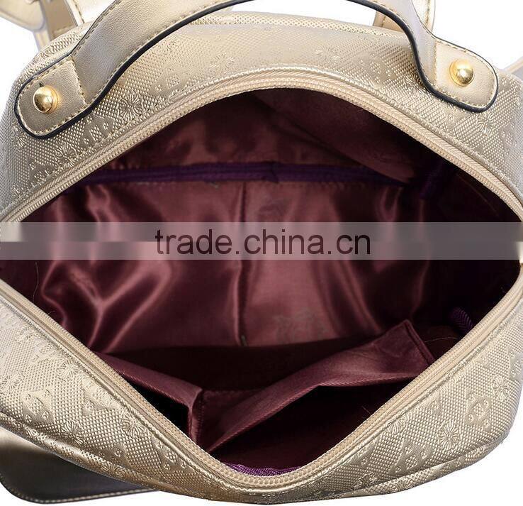 6 For 1 Woman's Bag Set PU Leather Backpack,Handbag,Shoulder Bag,Pen Holder,Pouch,Key Holder