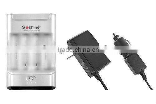 SOSHINE SC C2 AAA AA Quick LCD Ni MH Ni Cd Charger