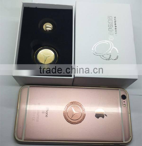 luxurious golden flexible car phone holder .html with Ball Sticky Magnetic Stand for car china stock