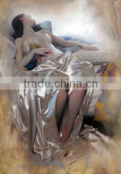 M-214 Modern Art Hot Sex Woman Oil Painting