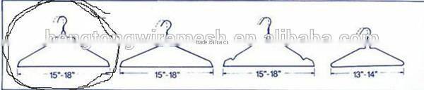 Wholesale cheap price laundry wire shirt pants hangers