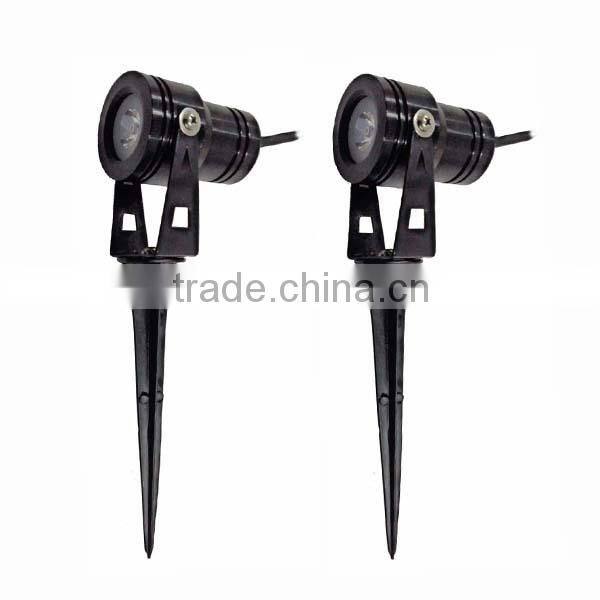 diameter 80mm 12v 24v 5w black outdoor IP65 led lawn light