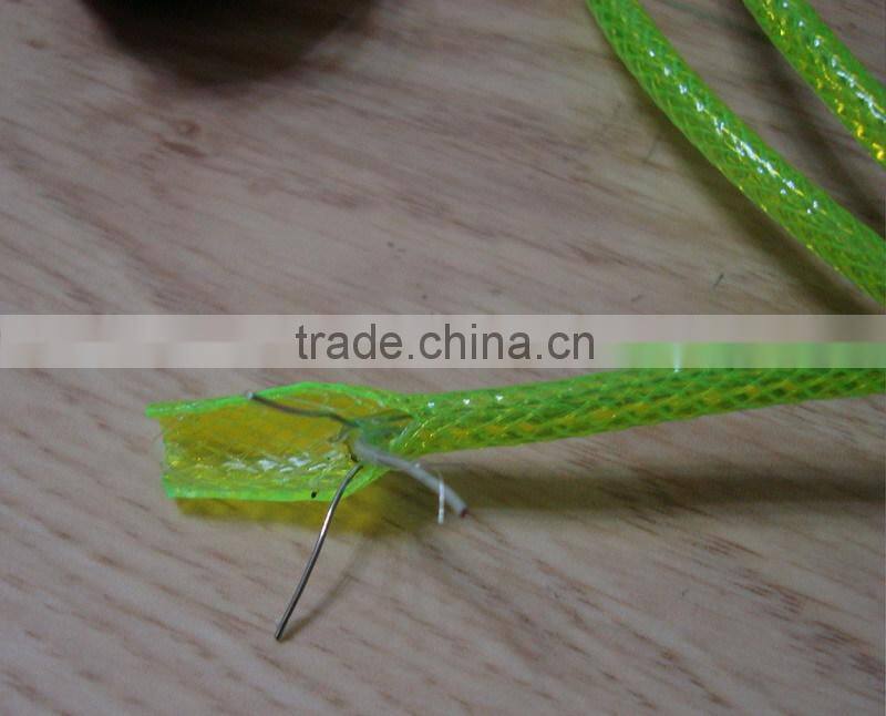 Super pull"Polar light 3"5.0mm el wire +Steel wire 0.55mmX2PCS +Nylon weaves the network