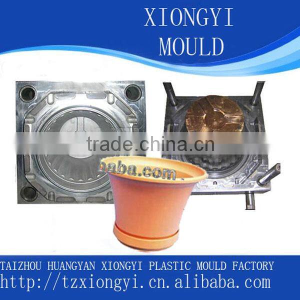 custom EU standard plastic fashional garden flowerpot mould manufacturer