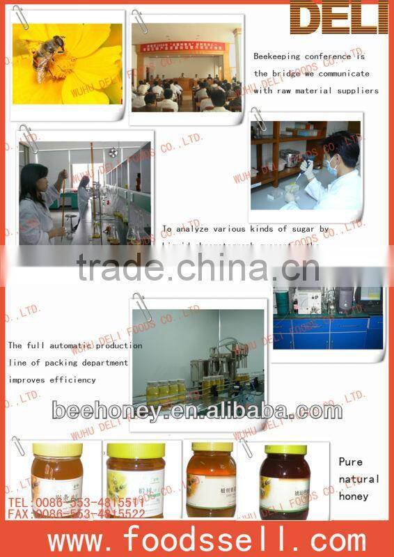 Honey Syrup/honey mix/blend syrup with comb packed in 80/453g glass bottle for Yemen/Middle East Market