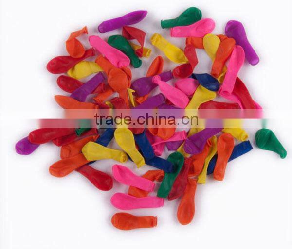 colorful size 6 plastic water balloon toys