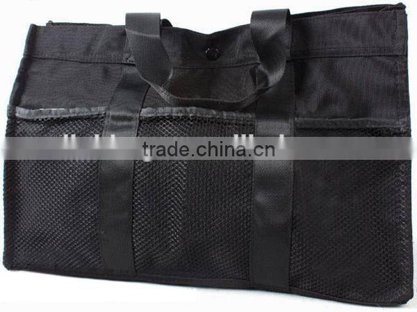 promotional beach bags,mesh beach tote bag with outside pockets