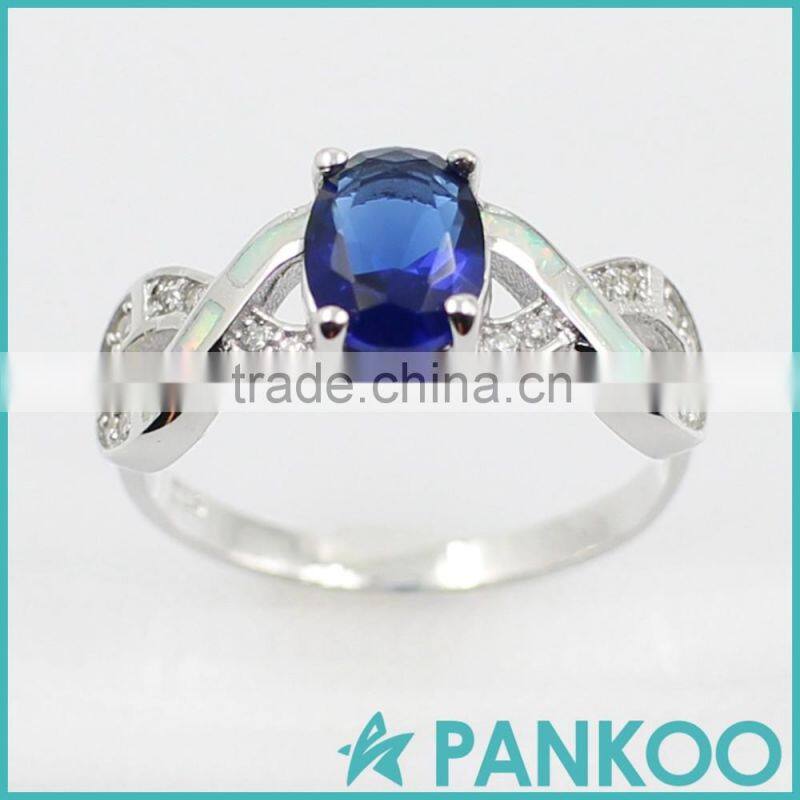 Latest engagement ring wedding ring designs Opal sterling silver ring