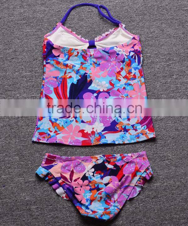 Sexy girl children bathing suit tankini wholesale children's boutique clothing