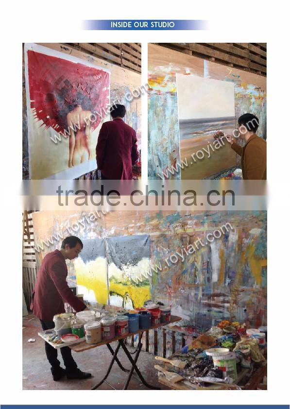 Wholesale high quality modern abstract animal canvas art oil painting