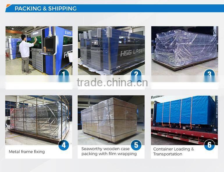 HSG Manufacturer Fiber Steel Laser Cutting Machine Price HS-G3015A