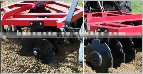 tractor mounted 3point disc harrow for agriculture cultivator