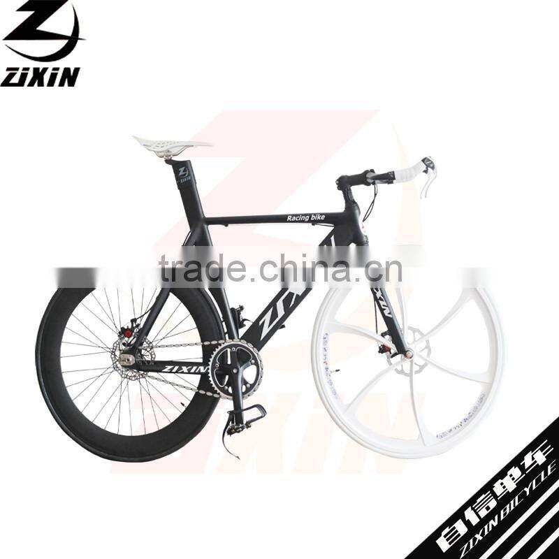 700c single speed aluminum alloy frame olive chain Disc brake CR-mo bicycles
