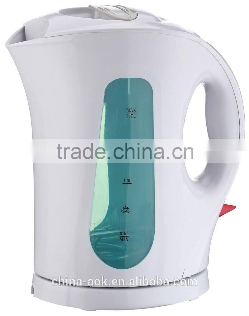1000-1200W Plastic Electric Kettle
