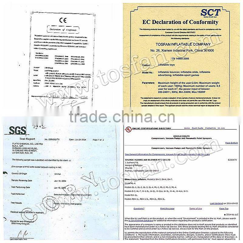 dragon inflatable bouncy combo with double slide A3029