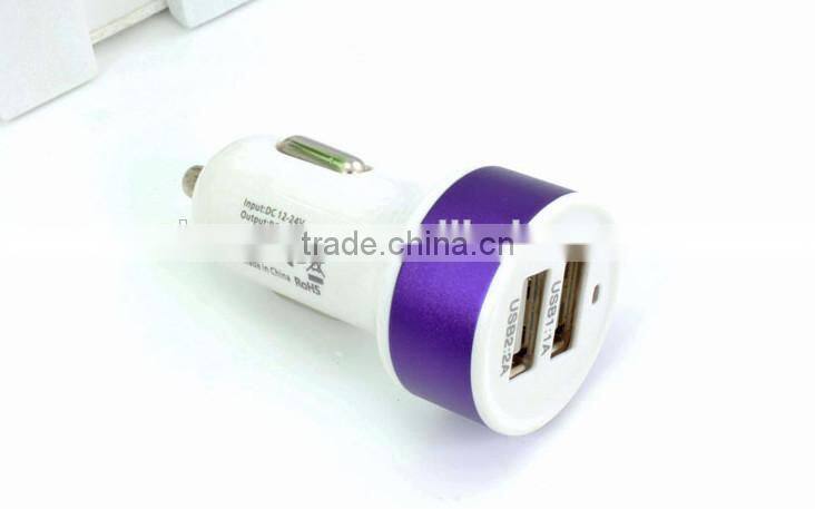 Universal Car Charger 12 volt 2 USB Dual Car Emergency Car Jump Starter Charger Booster