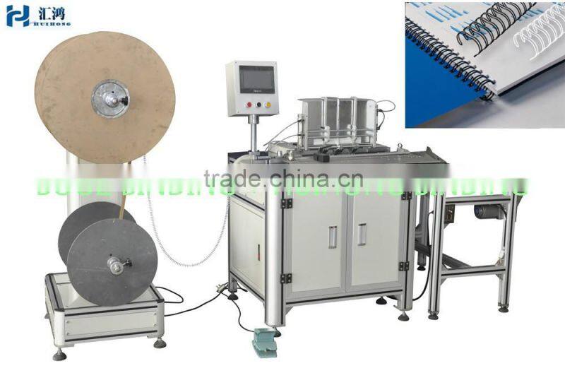 automatic double coil binding machine
