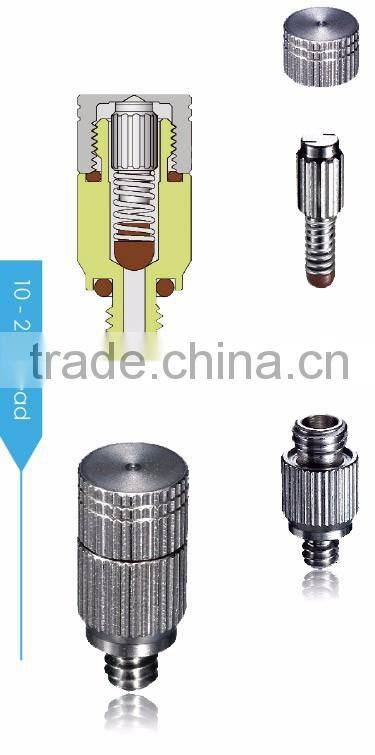 Anti-Drip Equipped Cleanroom Humidifying 303 Stainless Steel Fog Nozzle