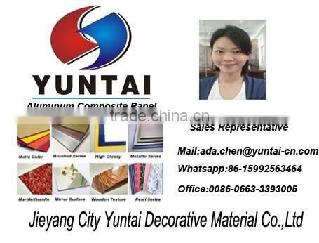 Black Gold Silver colorful Mirror ACP sheet best building material cheap price