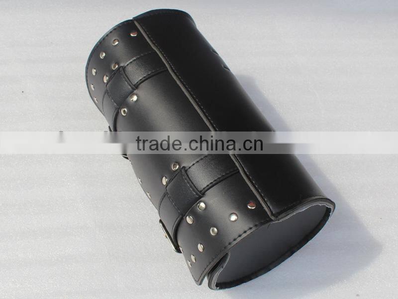 TOOLS FORK BAG LEATHER BLACK MOTORCYCLE BAGS