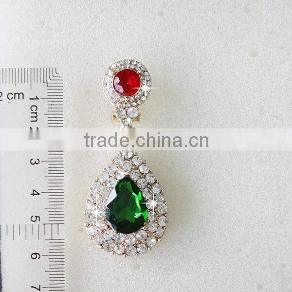 Eardrop Dangle Hook Evening Earrings Gold ornaments