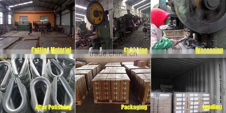 U.S. TYPE STANDARD CARBON STEEL G414 HEAVY DUTY CABLE THIMBLE