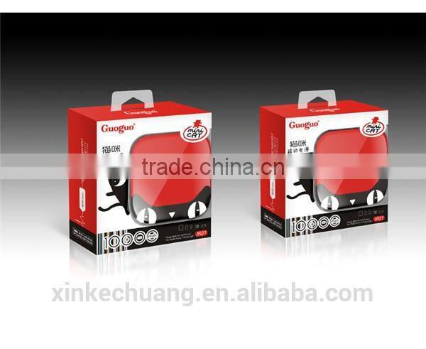 Guoguo fast charging high efficient hello kitty 8800mAh portable power bank for iphone,samsung