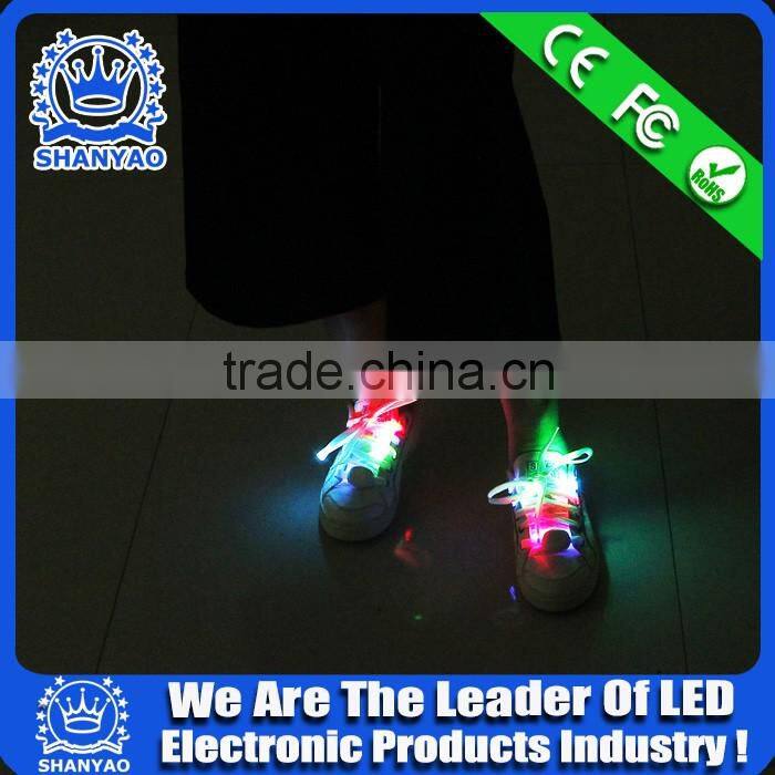 2016 Hot Selling LED Casual Shoes Lace For Sports Safety Usage