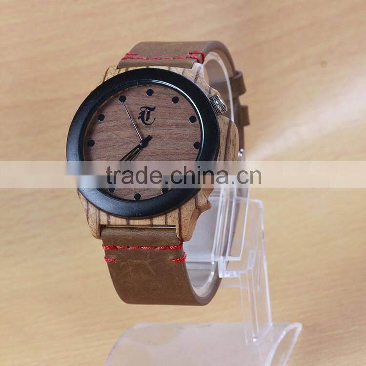 New arrivals natural bamboo fashion wrist watches gift wood unisex watches