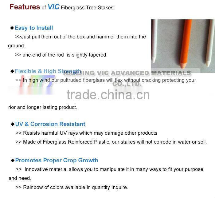 Fiberglass Tapered Vine Stakes Made in China