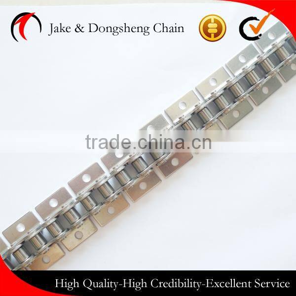stainless steel roller and bushing chains with symmetrical U type attachments