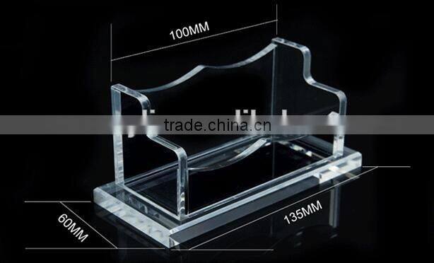 clear acrylic business name card display box