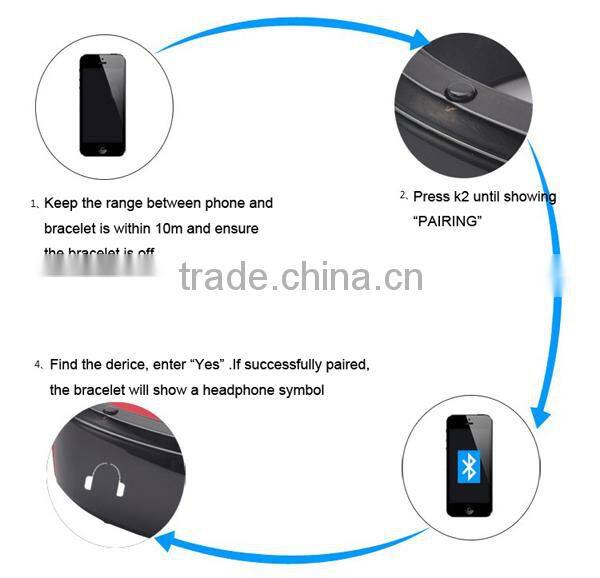 wholesale price bluetooth notification bracelet wireless